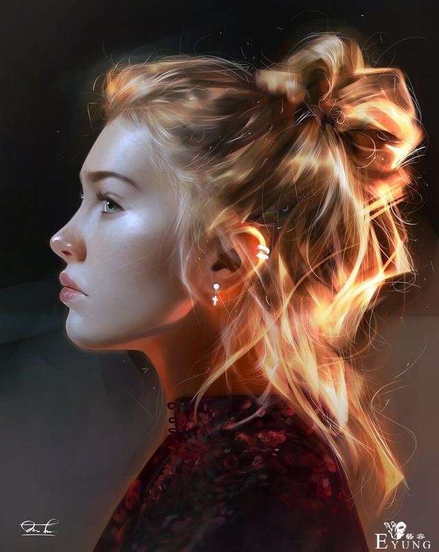 一组光影运用十分唯美的插画作品欣赏！画技出众画面让人赏心悦目-3.jpg