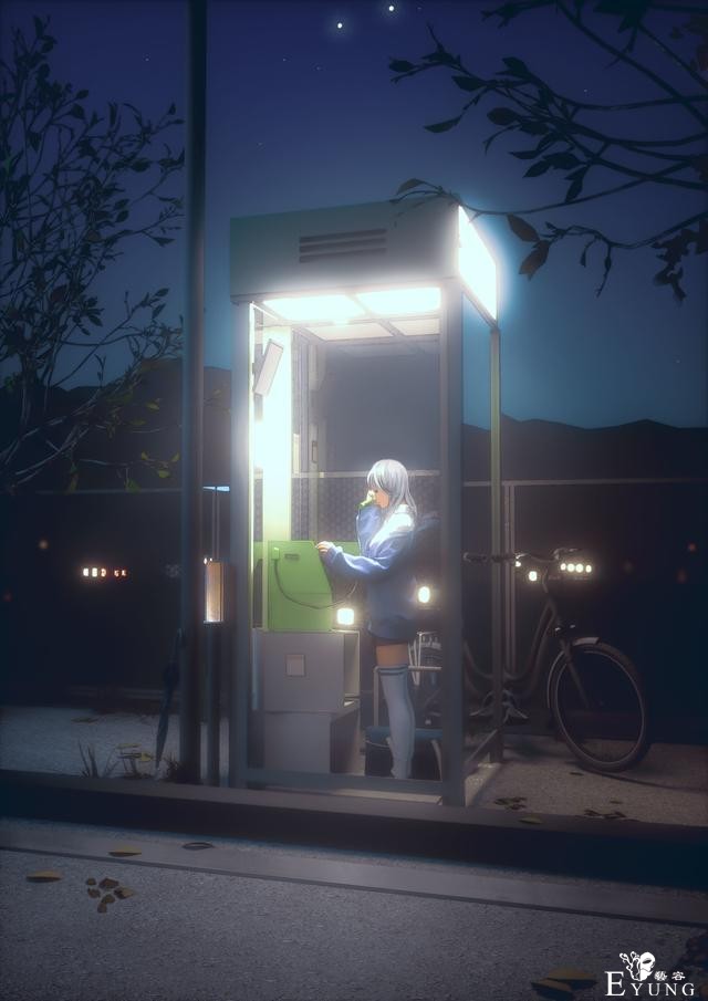 一组光影运用十分唯美的插画作品欣赏！画技出众画面让人赏心悦目-6.jpg