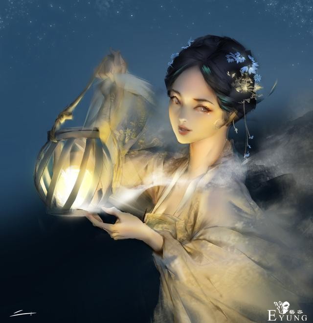 一组光影运用十分唯美的插画作品欣赏！画技出众画面让人赏心悦目-15.jpg