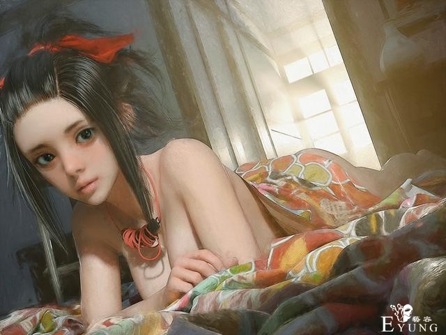 一组光影运用十分唯美的插画作品欣赏！画技出众画面让人赏心悦目-22.jpg