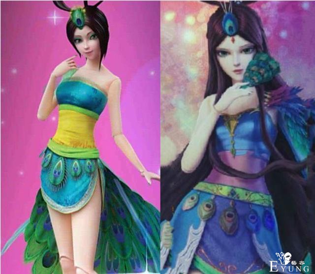叶罗丽：孔雀仙子注定黑化，“黑孔雀”造型曝光，炫彩翅膀美翻天-1.jpg