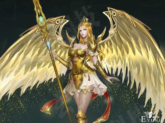 武庚纪：金发守墓神造型解禁，黄金翅膀+黄金靴，这腿必须给100分-2.jpg