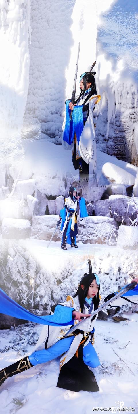 《剑网3》朔雪咩太cos，萌萌小可爱，场景太有氛围啦-3.jpg
