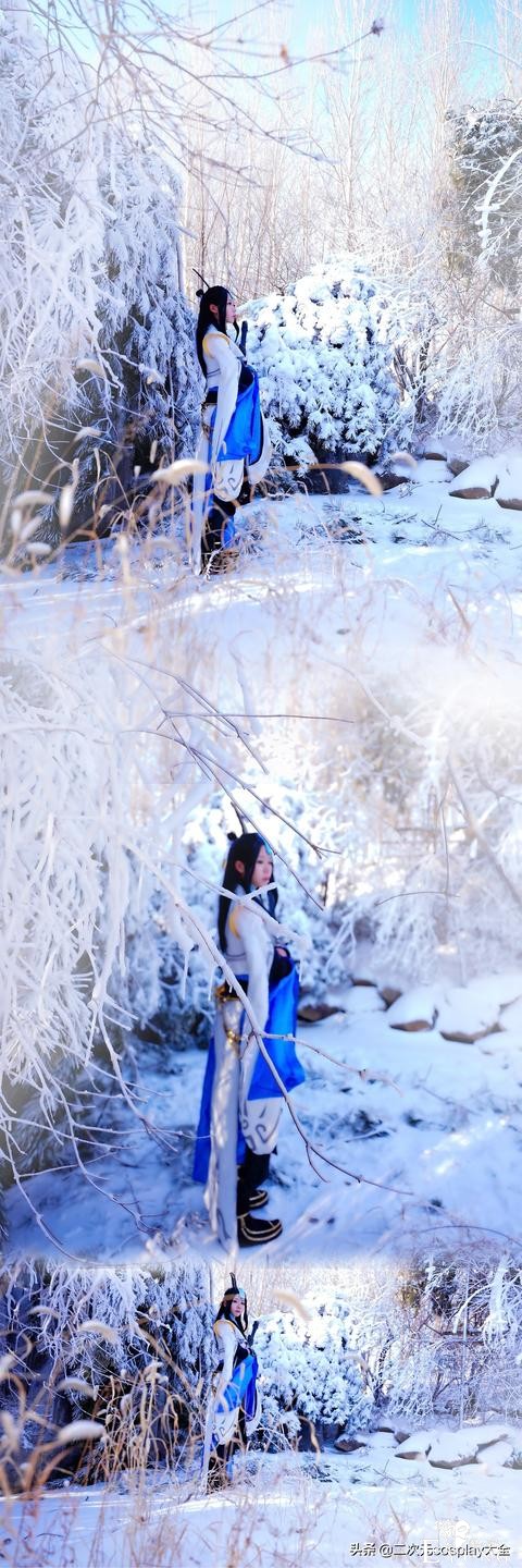 《剑网3》朔雪咩太cos，萌萌小可爱，场景太有氛围啦-8.jpg