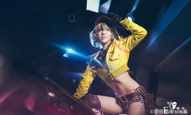 《最终幻想XV》希德妮cos，颜值吸睛，酷酷的修车妹太a了-10.jpg