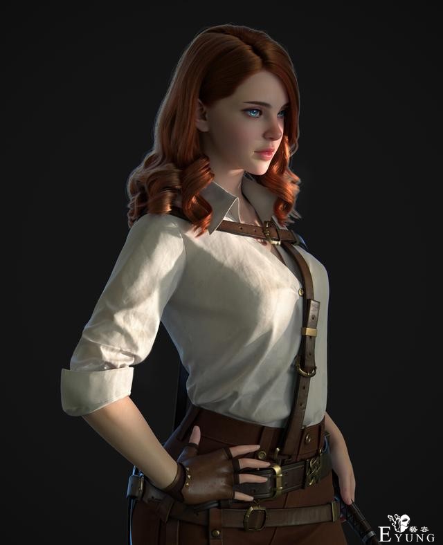 一组非常不错的3D人物建模作品欣赏！造型帅气细节制作精美-2.jpg