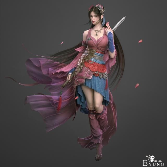 一组非常不错的3D人物建模作品欣赏！造型帅气细节制作精美-19.jpg