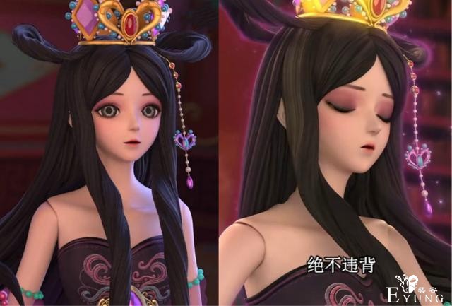 叶罗丽六位仙子闭眼前后大PK，白光莹瞬间黑化，黑香菱素颜抢镜-5.jpg
