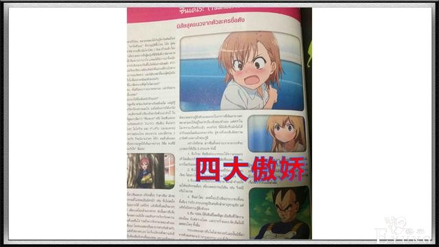 泰国杂志中的动漫四大“傲娇”角色，炮姐和贝吉塔入选-1.jpg
