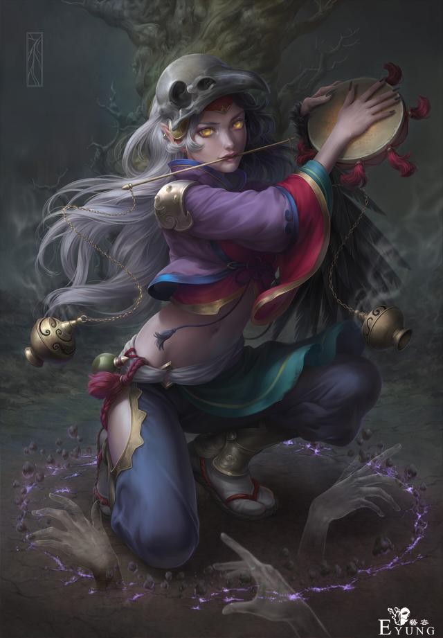 一组漂亮国外人物插画作品欣赏！造型美型画技出色的养眼大作-3.jpg