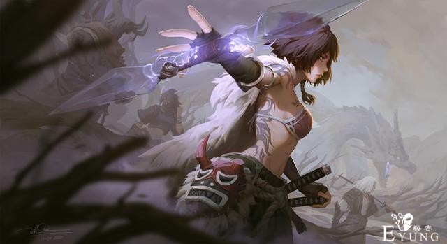 一组漂亮国外人物插画作品欣赏！造型美型画技出色的养眼大作-4.jpg