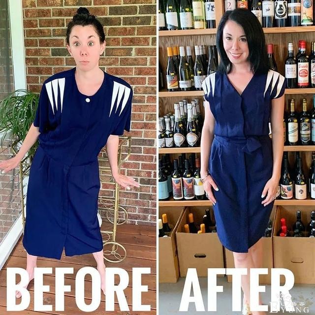 “美女变装秀”刷屏！别人扔的衣服，她改造后却穿成时尚网红博主-23.jpg