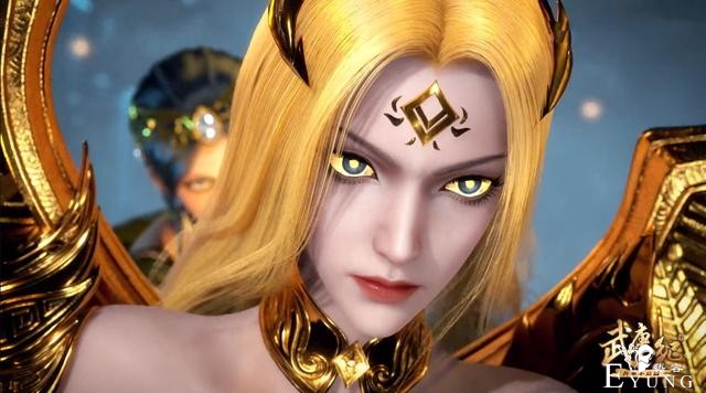 武庚纪：冥族女神大战神族女神，天使圣王中刀，玉臂流血让人心疼-2.jpg