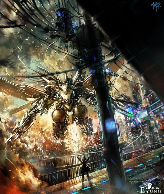 一组非常不错的科幻插画作品欣赏！画技出色脑洞大开的作品-1.jpg