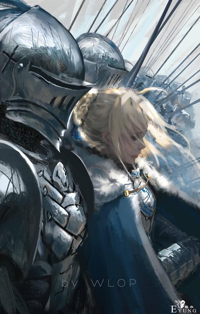 各路画师手下的吾王Saber，你最喜欢哪一张？-2.jpg