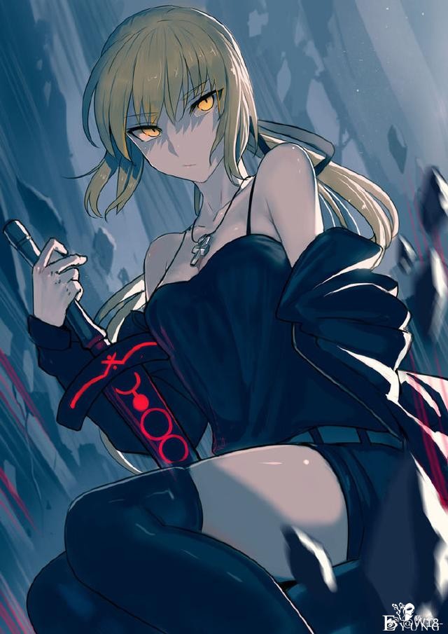 各路画师手下的吾王Saber，你最喜欢哪一张？-5.jpg