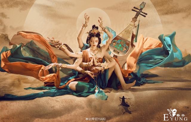 惊艳无以言表，天涯明月刀手游cos，沙漠与敦煌元素美到震撼-7.jpg