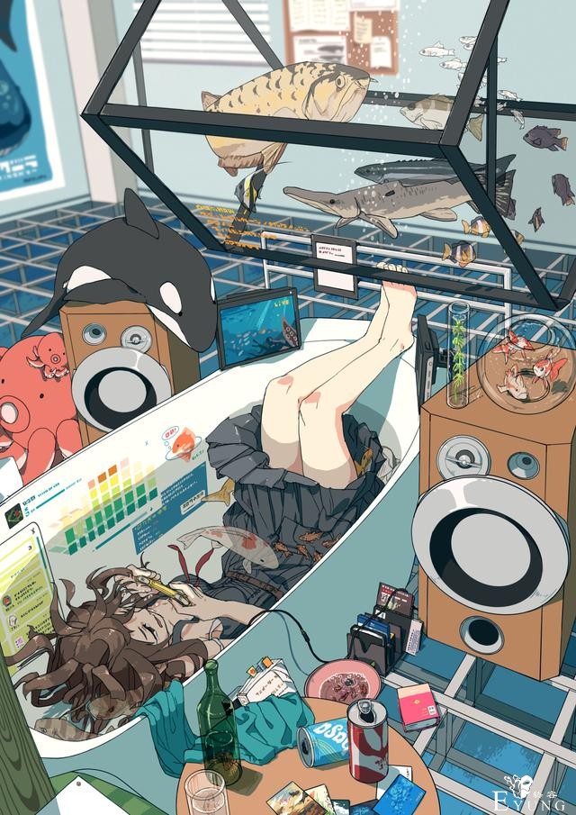很漂亮的一组日本动漫人物插画作品欣赏！画风相当成熟的大作-3.jpg