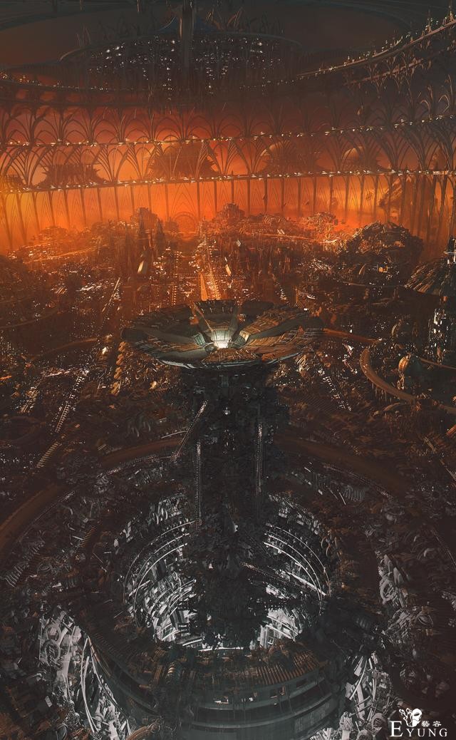 来自国内插画大佬的一组科幻场景作品欣赏！画面相当气势磅礴-2.jpg
