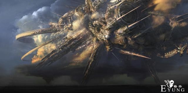 来自国内插画大佬的一组科幻场景作品欣赏！画面相当气势磅礴-7.jpg