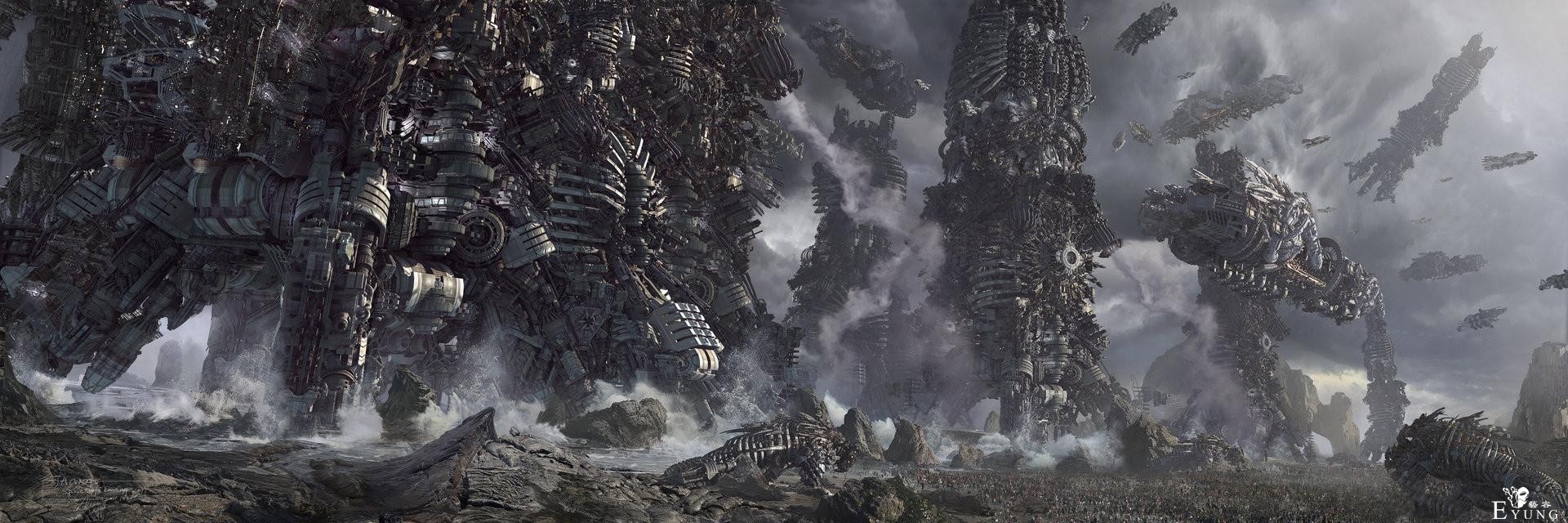 来自国内插画大佬的一组科幻场景作品欣赏！画面相当气势磅礴-11.jpg