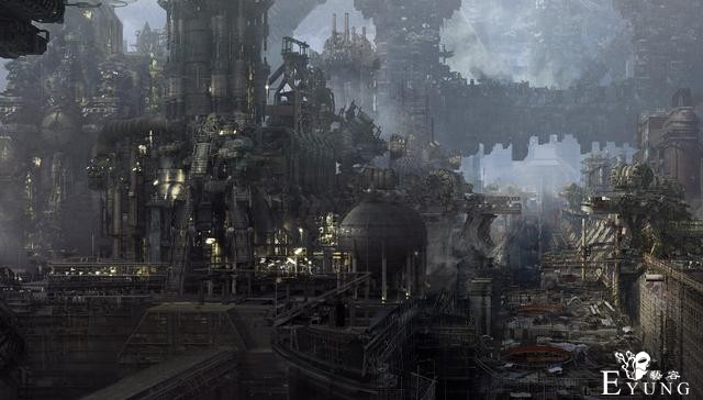 来自国内插画大佬的一组科幻场景作品欣赏！画面相当气势磅礴-14.jpg