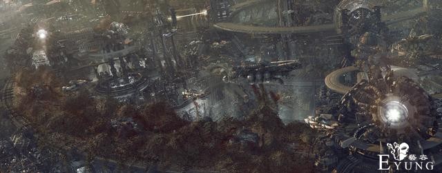 来自国内插画大佬的一组科幻场景作品欣赏！画面相当气势磅礴-16.jpg