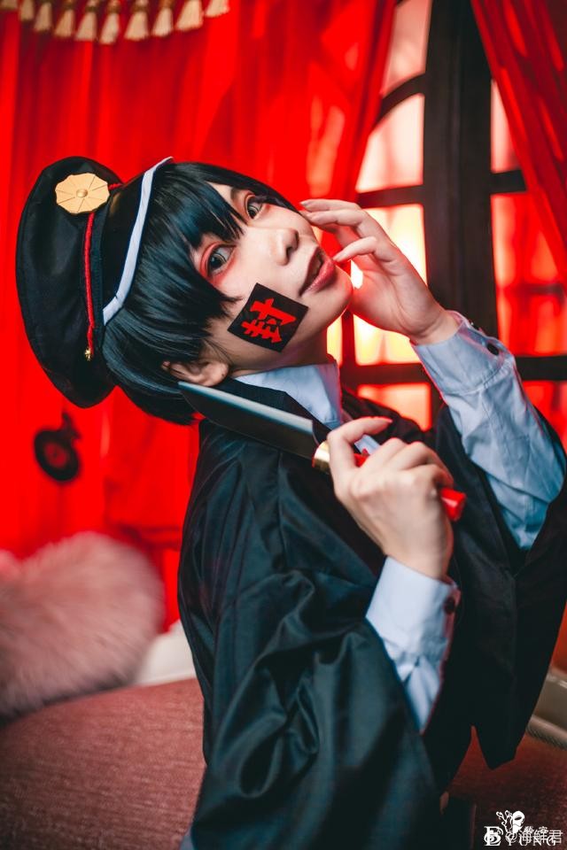 《地缚少年花子君》柚木司cos，好可爱，和风加欧式搭配太绝了-2.jpg