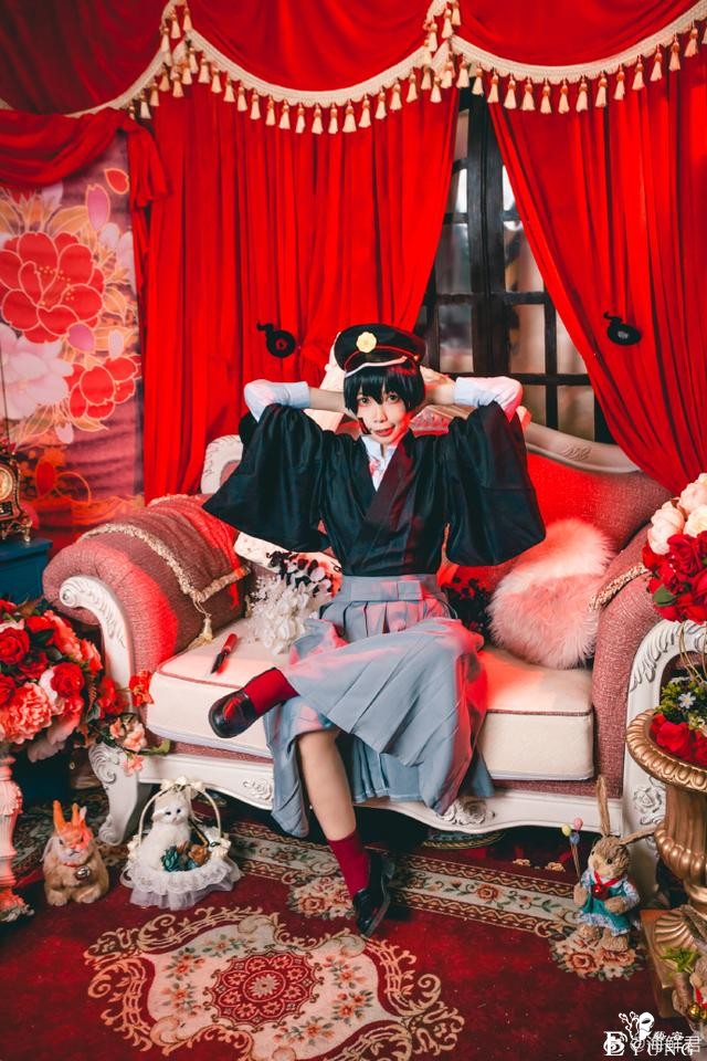 《地缚少年花子君》柚木司cos，好可爱，和风加欧式搭配太绝了-1.jpg