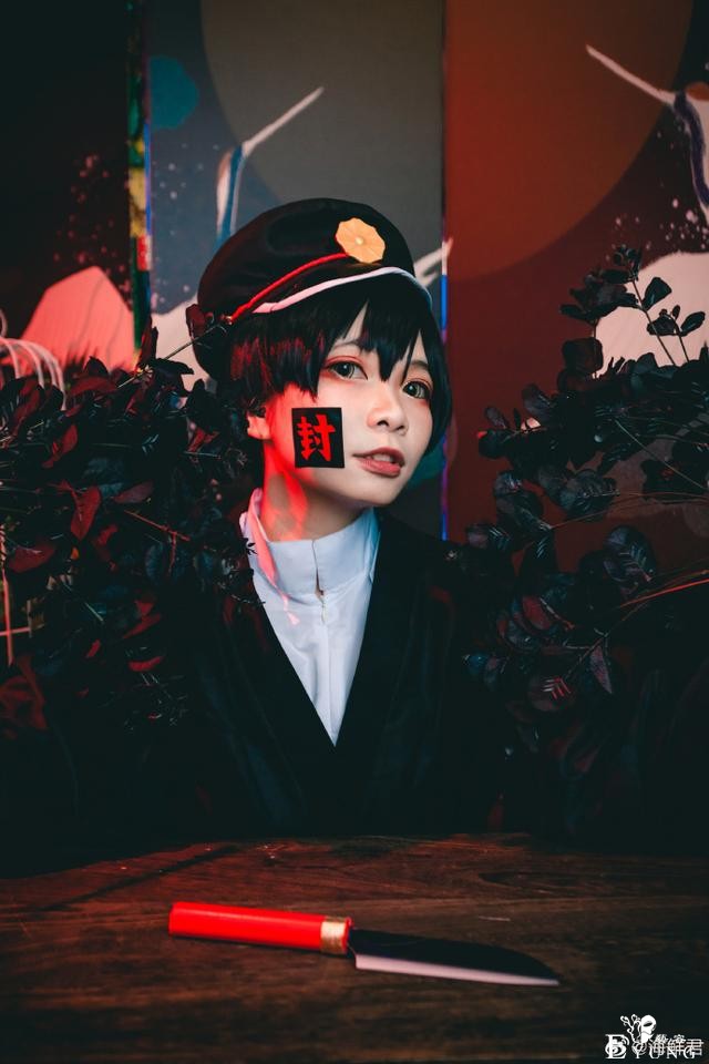 《地缚少年花子君》柚木司cos，好可爱，和风加欧式搭配太绝了-4.jpg