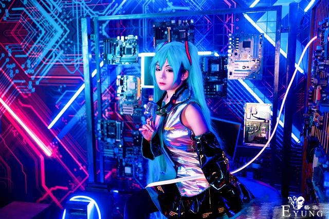 三组漂亮国人妹子COS的虚拟角色“初音未来”！很可爱的作品-11.jpg