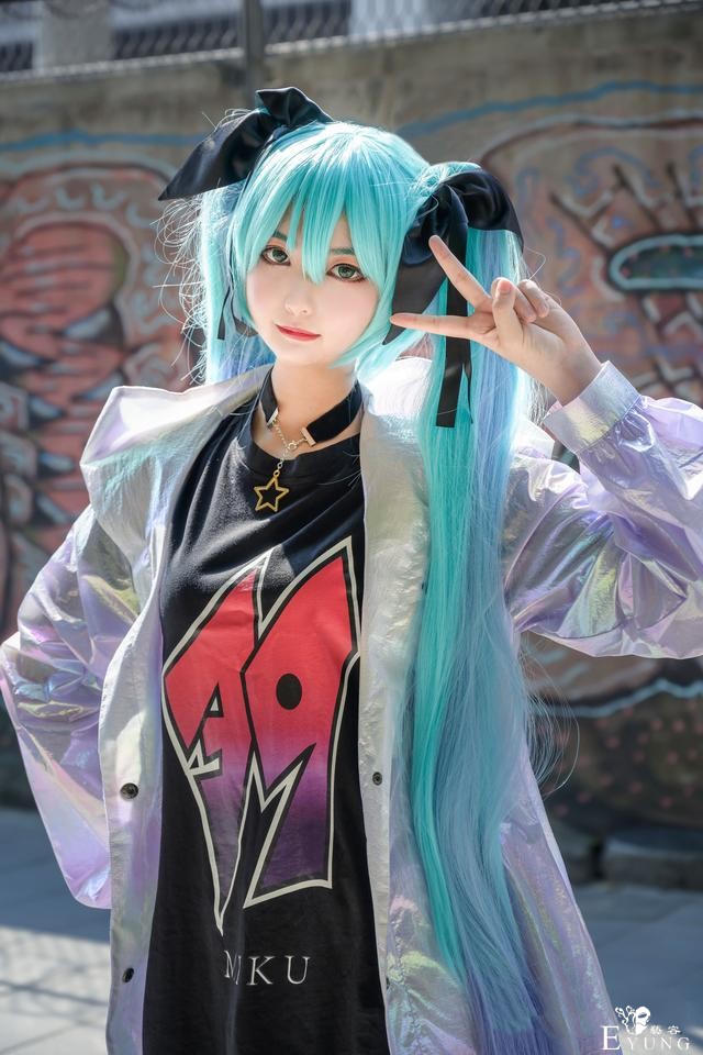 三组漂亮国人妹子COS的虚拟角色“初音未来”！很可爱的作品-14.jpg
