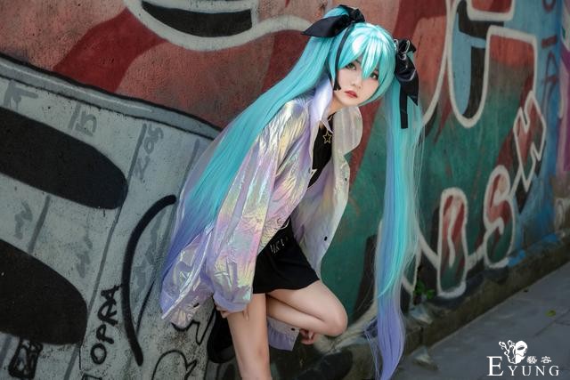 三组漂亮国人妹子COS的虚拟角色“初音未来”！很可爱的作品-15.jpg