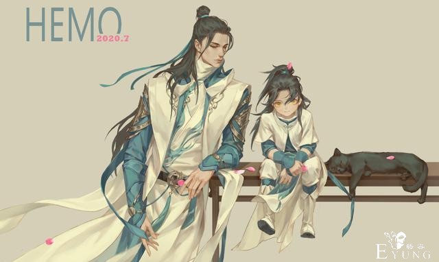 画风精美的一组“古风”人物插画作品欣赏！造型相当美型的大作-5.jpg