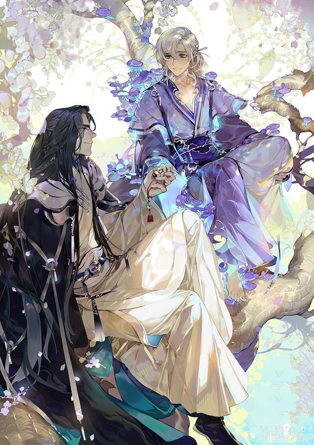 画风精美的一组“古风”人物插画作品欣赏！造型相当美型的大作-16.jpg