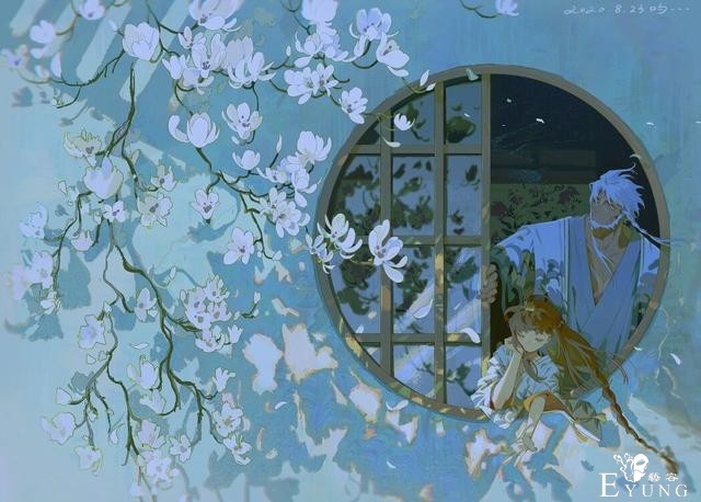 画风精美的一组“古风”人物插画作品欣赏！造型相当美型的大作-14.jpg