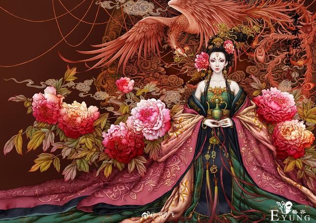 画风精美的一组“古风”人物插画作品欣赏！造型相当美型的大作-12.jpg