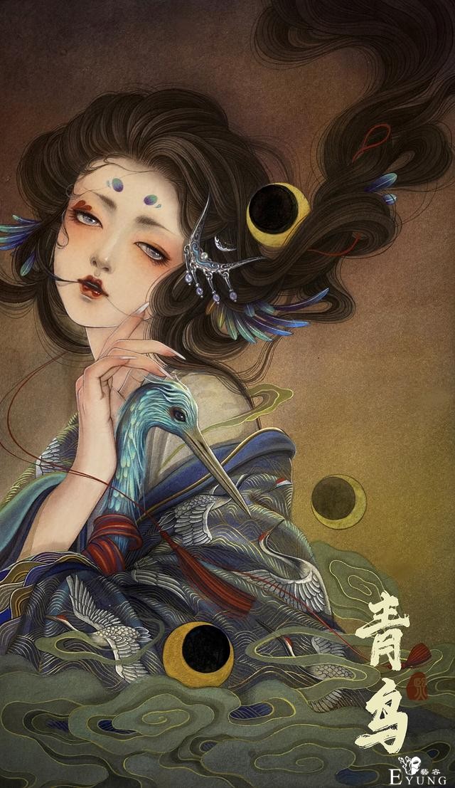 画风精美的一组“古风”人物插画作品欣赏！造型相当美型的大作-20.jpg