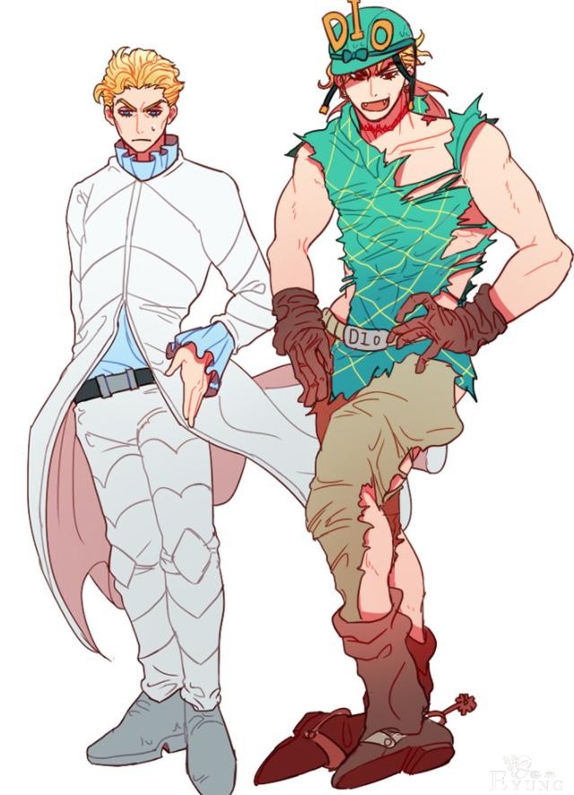 当JOJO的角色们换上别的衣服，徐伦很合适，DIO看着挺开心-6.jpg