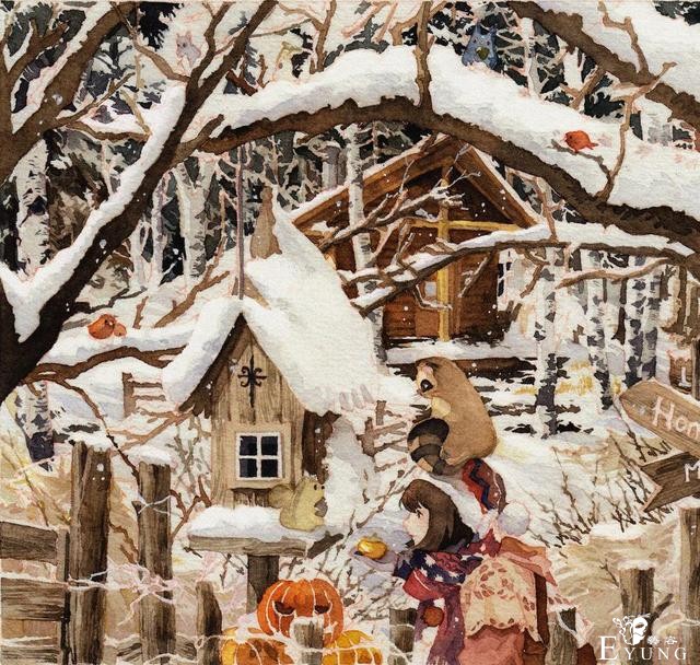 来自越南插画师的一组超唯美手绘插画欣赏！画功相当扎实的作品-5.jpg