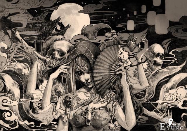 来自越南插画师的一组超唯美手绘插画欣赏！画功相当扎实的作品-18.jpg