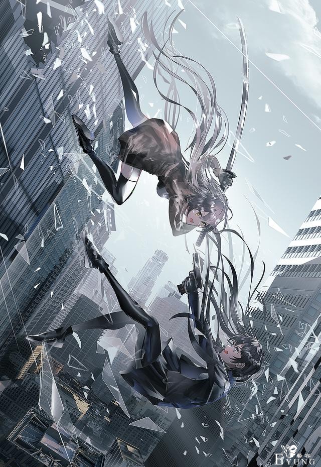 来自于日本插画大佬“SWAV”画风十分帅气的一组动漫插画欣赏-1.jpg