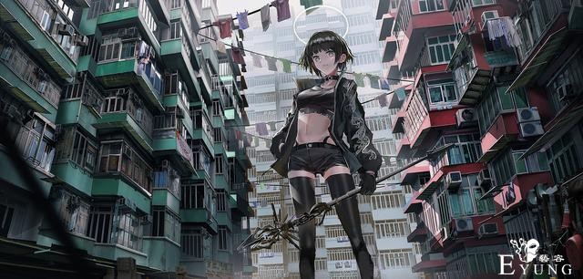 来自于日本插画大佬“SWAV”画风十分帅气的一组动漫插画欣赏-22.jpg