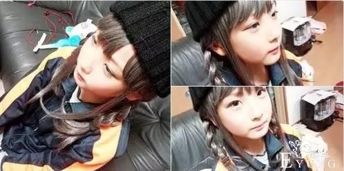 这个小学生男生被打扮成伪娘，成了日本网友追捧的网红-2.jpg