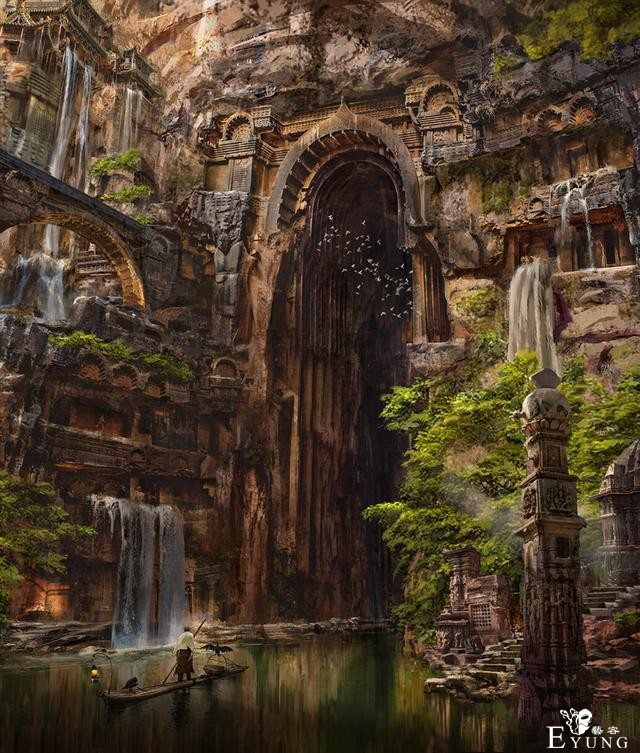 很棒的一组场景插画作品欣赏！十分冲击视觉的震撼大作-19.jpg