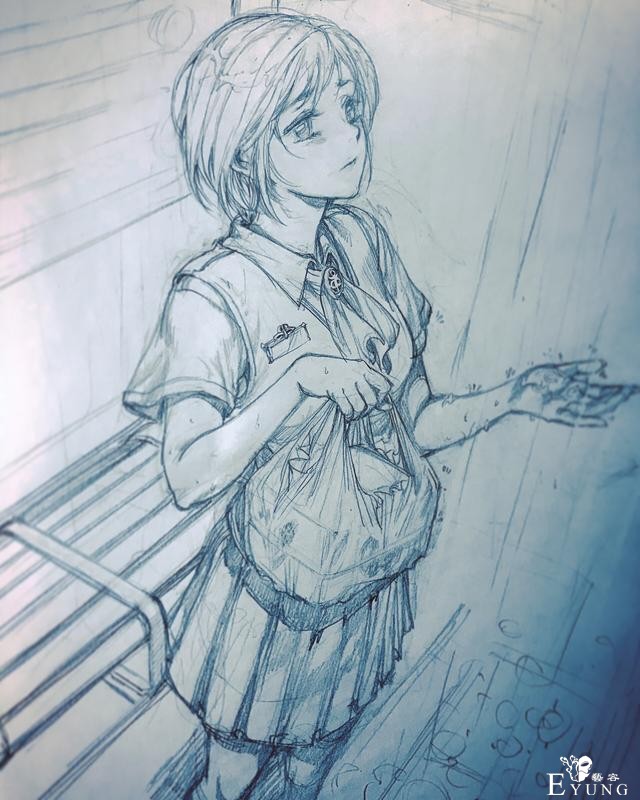 一组画技出色的动漫线稿作品欣赏！黑白的动漫世界也一样可以精彩-6.jpg