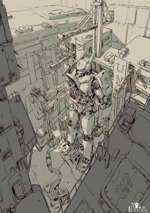 一组画技出色的动漫线稿作品欣赏！黑白的动漫世界也一样可以精彩-11.jpg