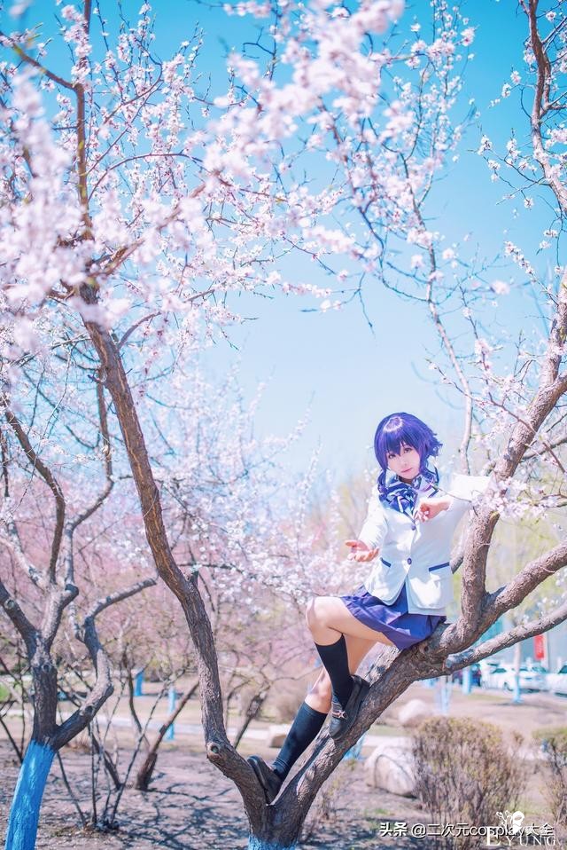 《路人女主的养成方法》冰堂美智留cos，短发有魅力的吉他小可爱-6.jpg