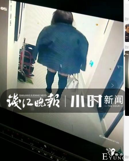 辣眼睛啊！壮小伙变身“女装大佬”，楼道内偷女装，然后穿上走起台步-2.jpg