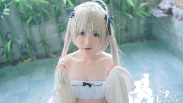 二次元COS精选，缘之空的穹妹水着拍摄，好美-3.jpg